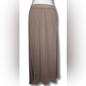 Old Navy Chiffon Beige Maxi Skirt